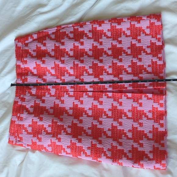 JCrew size 6P lavender and red skirt - Picture 9 of 10